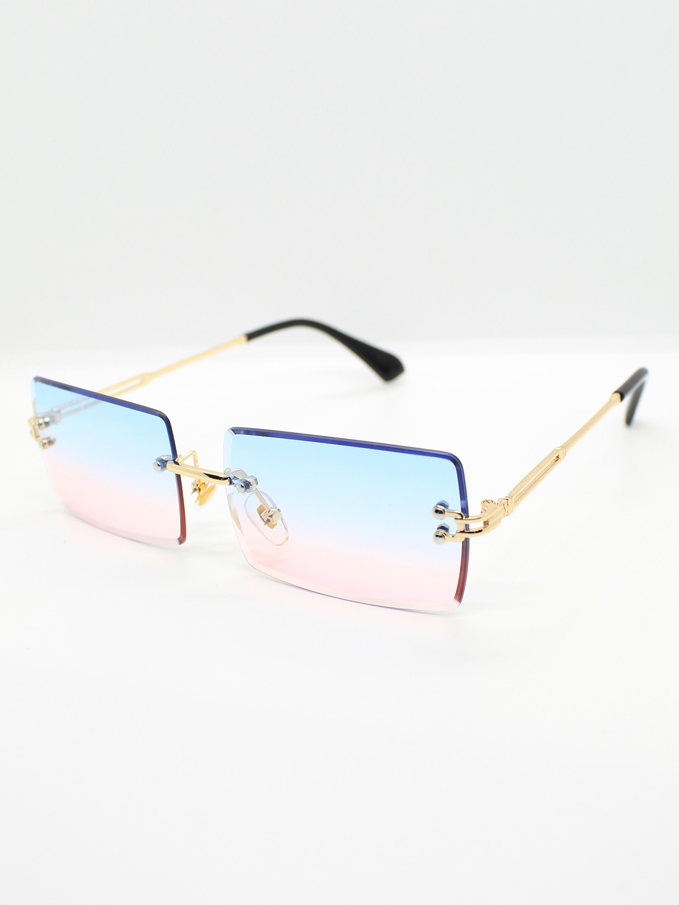 Lente de Sol Color Celeste-Rosado