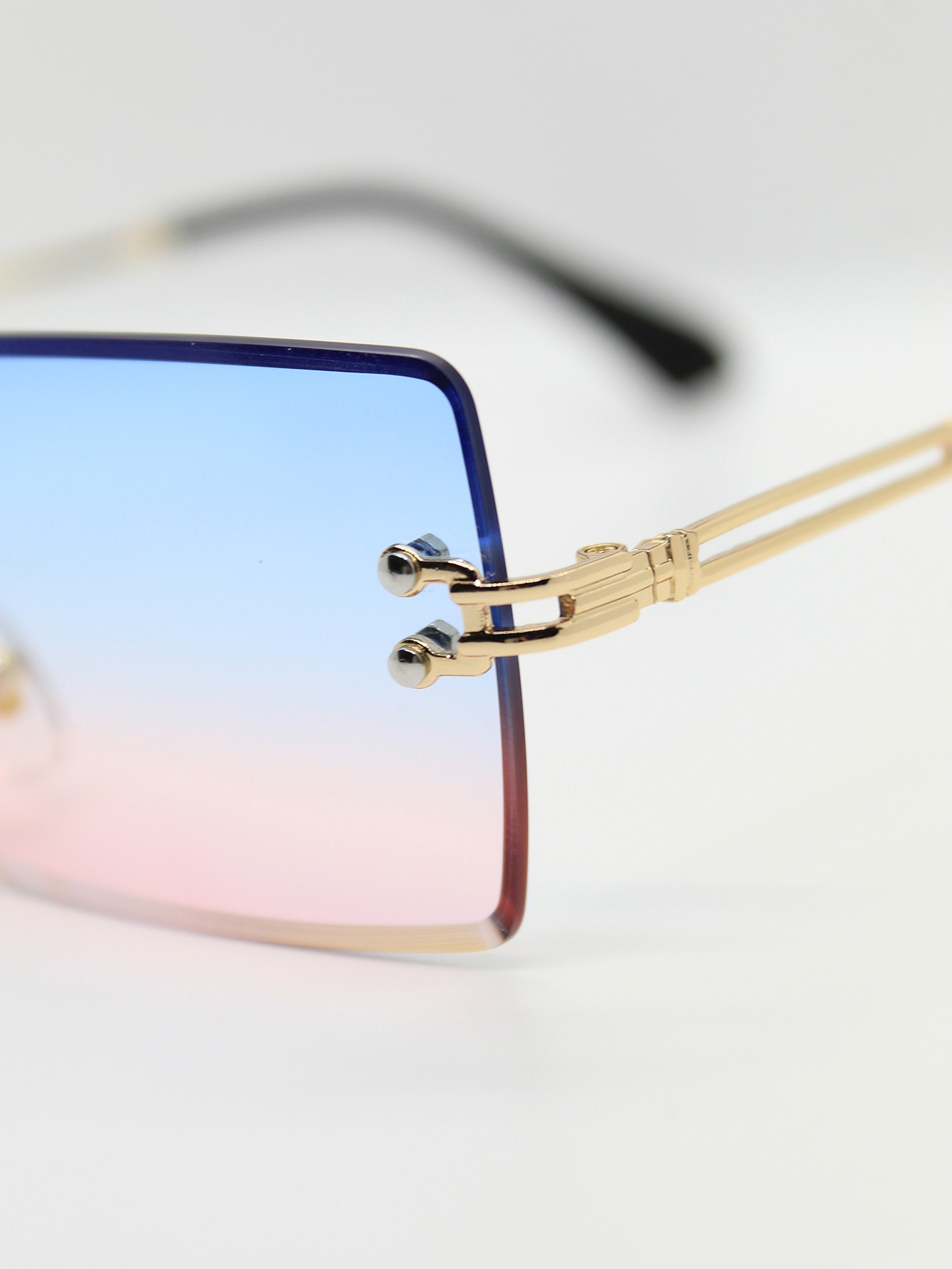 Lente de Sol Color Celeste-Rosado