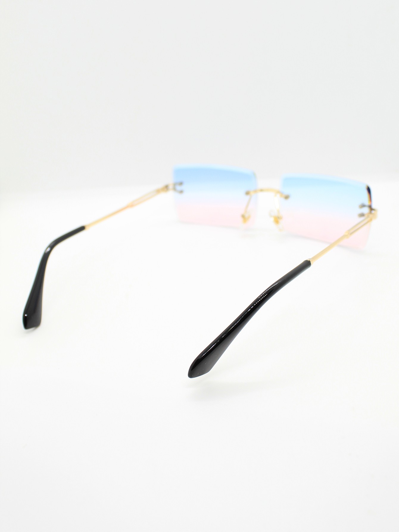 Lente de Sol Color Celeste-Rosado