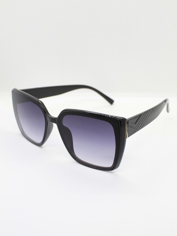 Lente de Sol Color Negro-Gris