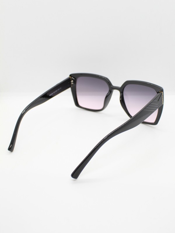 Lente de Sol Color Negro-Morado