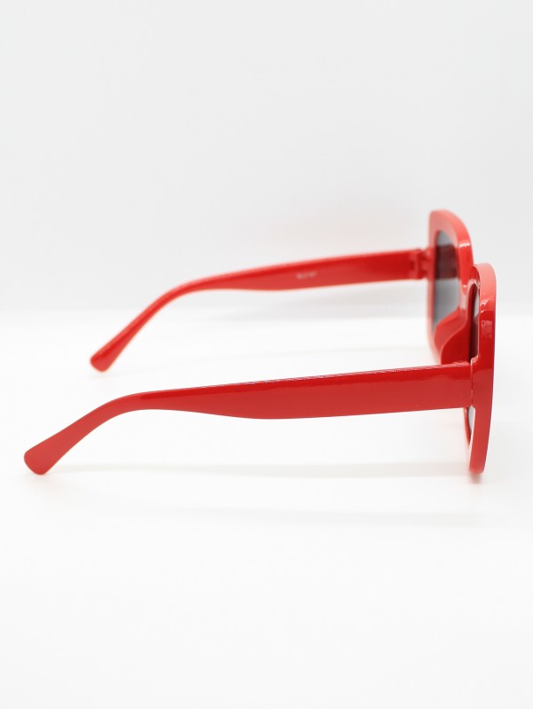 Lente de Sol Color Rojo