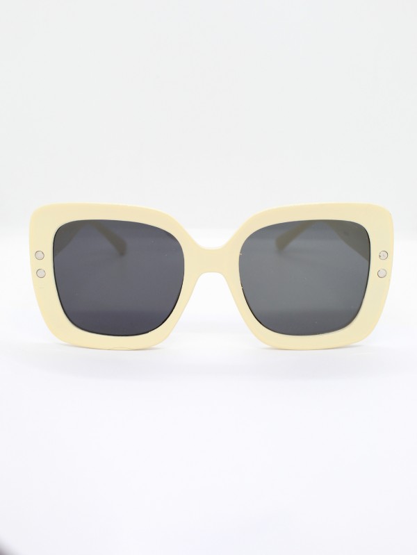 Lente de Sol Color Crema