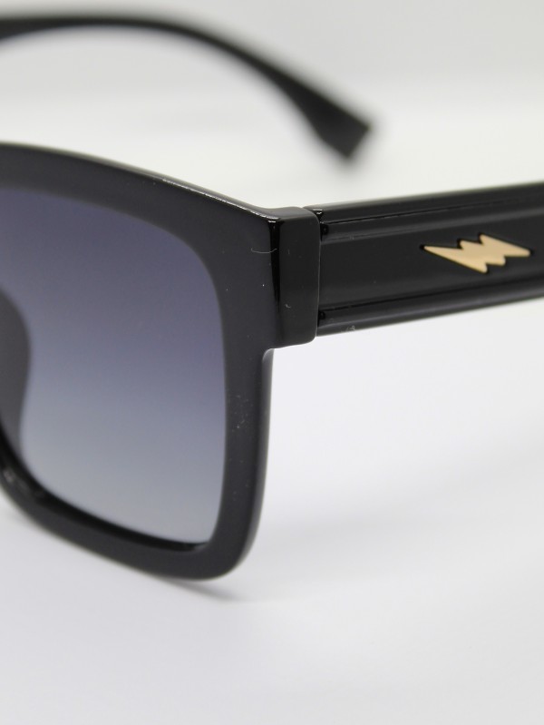 Lente de Sol Color Negro-Brillante Polarizado