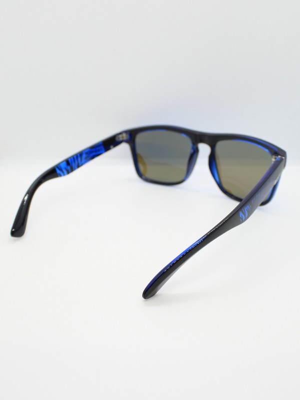 Lente de Sol Polarizado Color Negro Azul