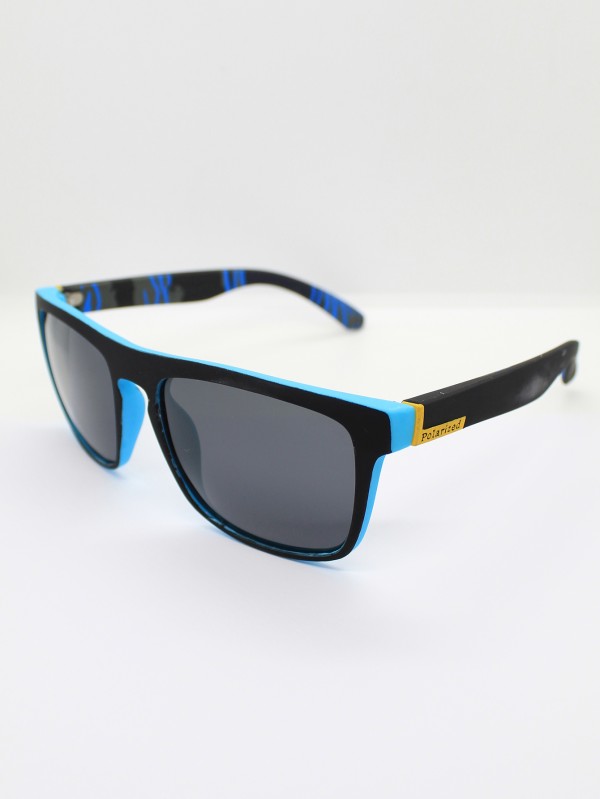 Lente de Sol Polarizado Color Celeste negro