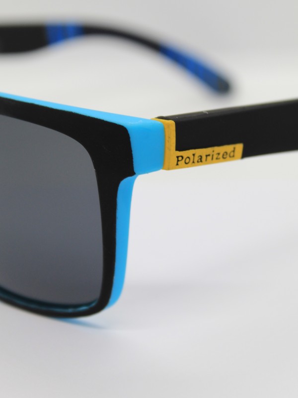 Lente de Sol Polarizado Color Celeste negro