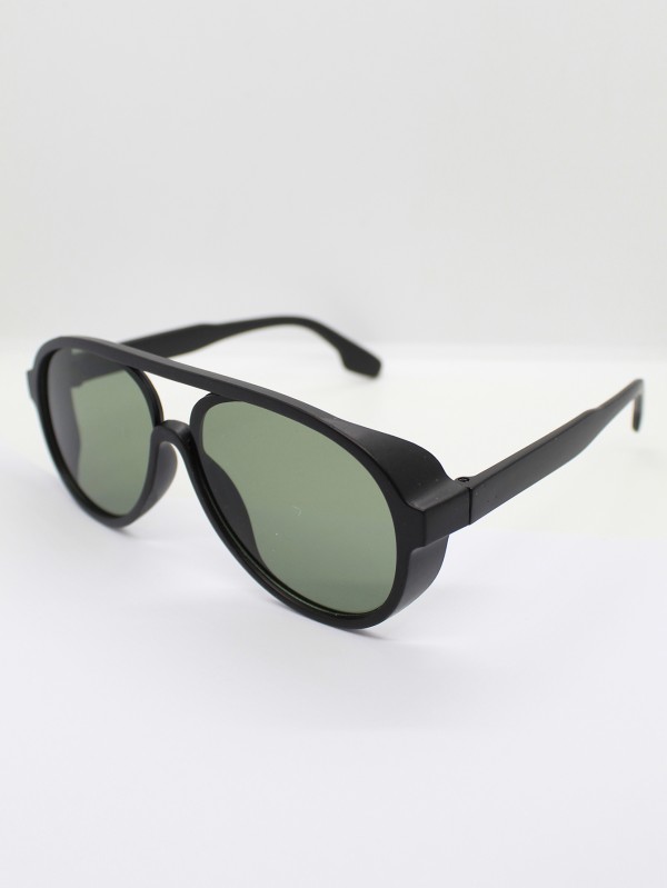 Lente de Sol Color Negro-Verde
