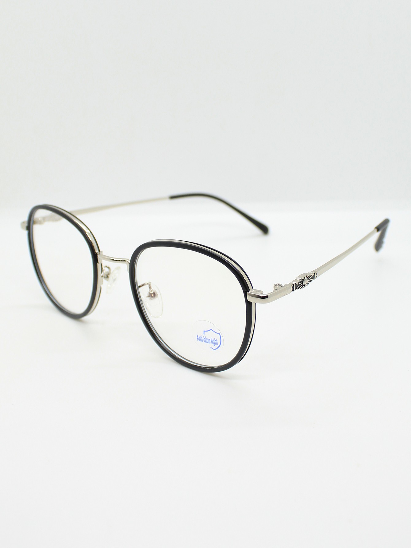 Lente de Filtro Azul Color Negro Plata
