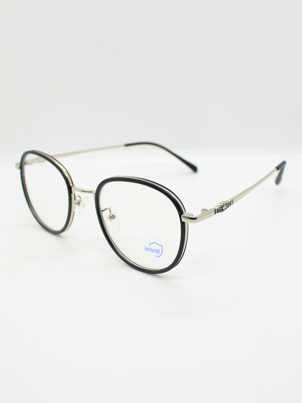 Lente de Filtro Azul Color Negro Plata
