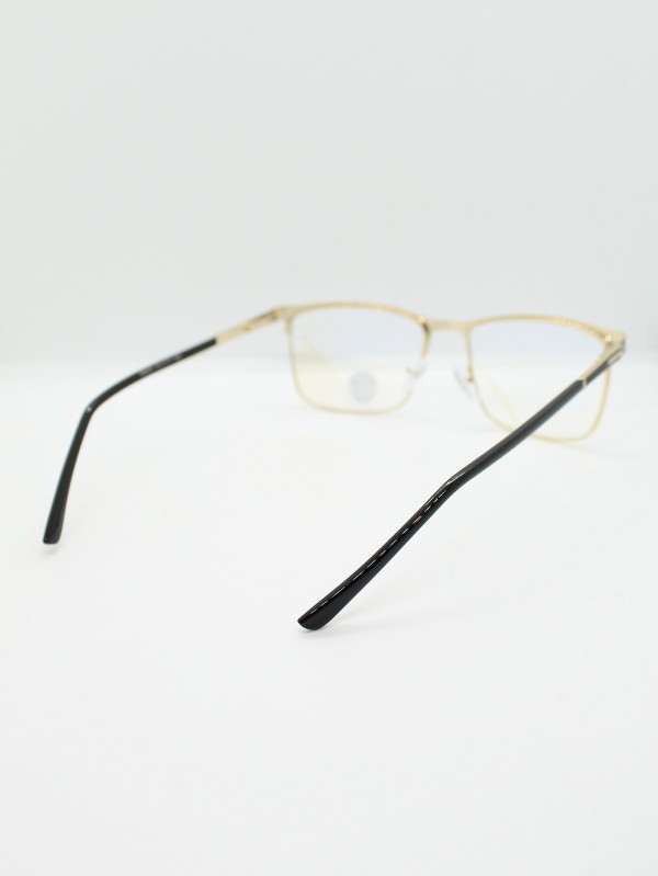 Lente de Filtro Azul Color Negro-Dorado