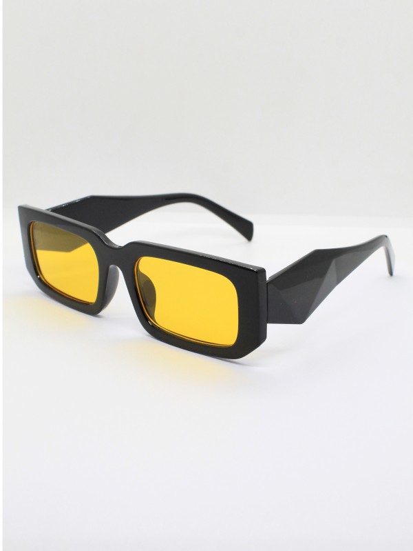 Lente de Sol Color Negro amarillo