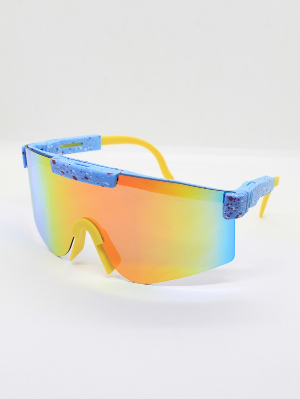 Lente de Sol Polarizado Color celeste amarillo