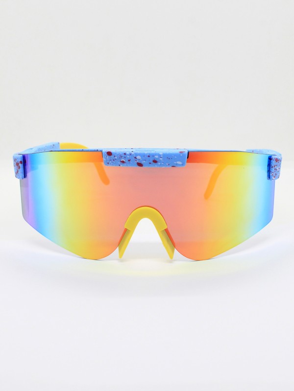 Lente de Sol Polarizado Color celeste amarillo