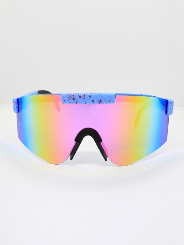 Lente de Sol Color celeste negro