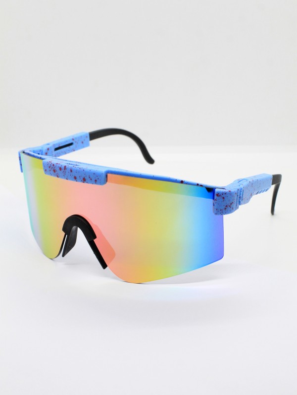 Lente de Sol Color celeste negro