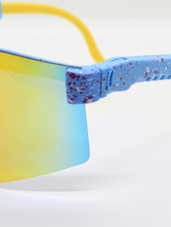 Lente de Sol Polarizado Color celeste amarillo