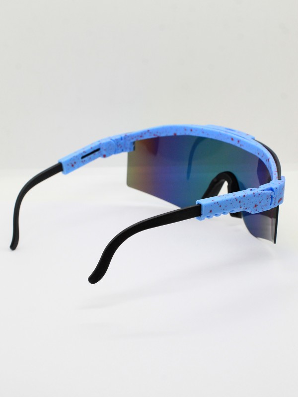 Lente de Sol Color celeste negro