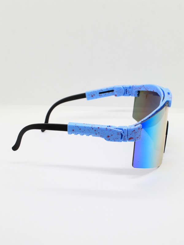 Lente de Sol Color celeste negro