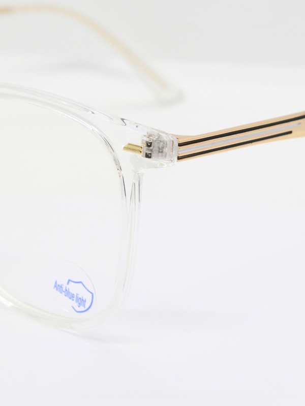 Lente de Filtro Azul Color Transparente dorado