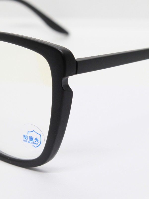 Lente de Filtro Azul Color Negro opaco