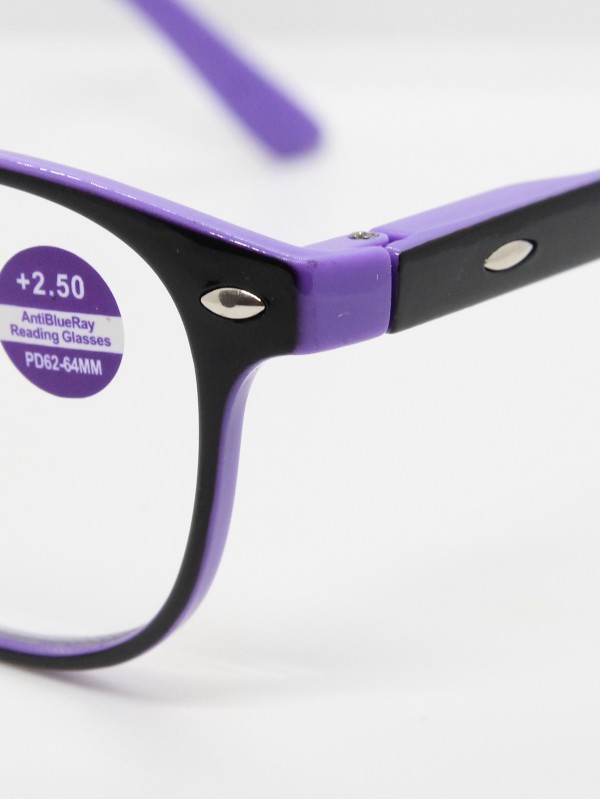 Lente de con Aumento +2.50 Color morado