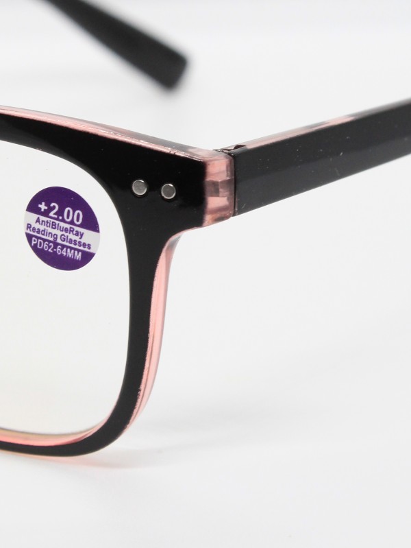 Lente de con Aumento +2.00 Color rosado