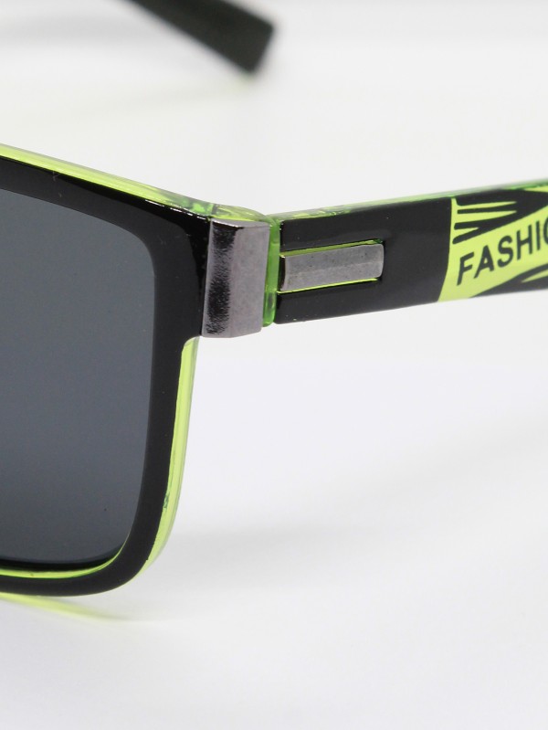 Lente de Sol Polarizado Color Verde Negro