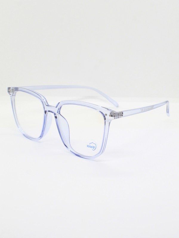 Lente de Filtro Azul Color Transparente azul