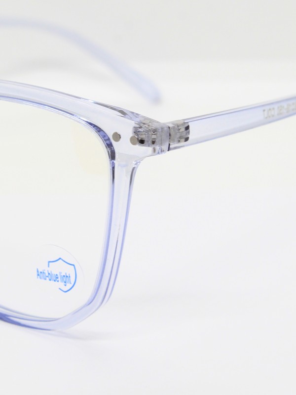 Lente de Filtro Azul Color Transparente azul