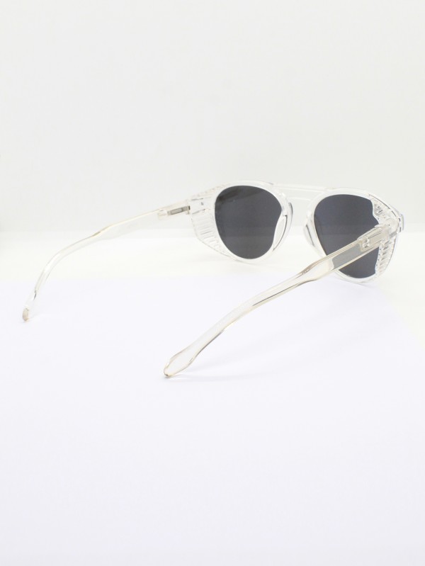 Lente de Sol Color Transparente Plata