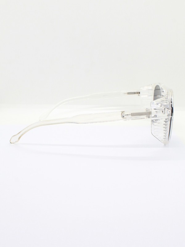 Lente de Sol Color Transparente Plata