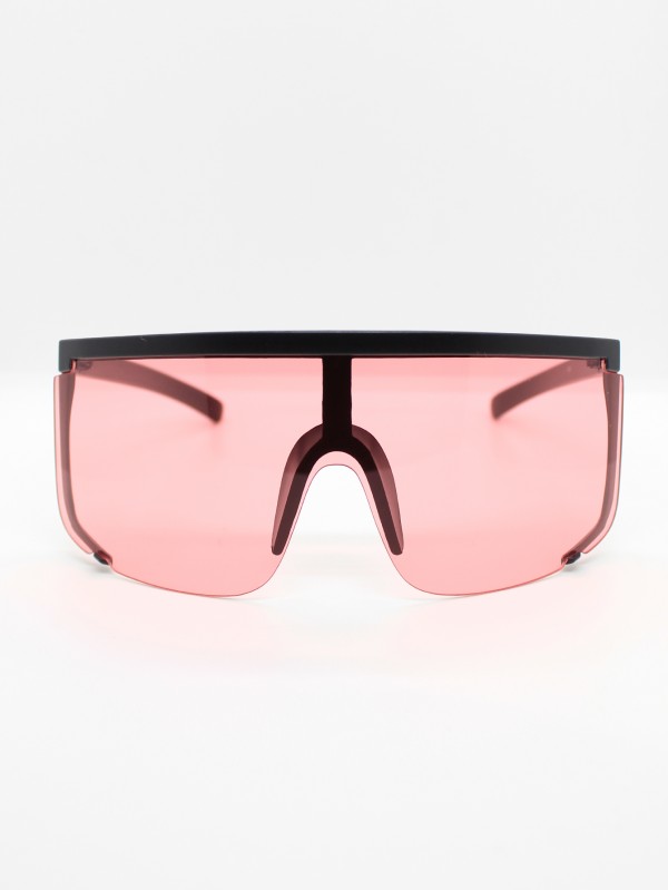 Lente de Sol Color Negro-Rosado