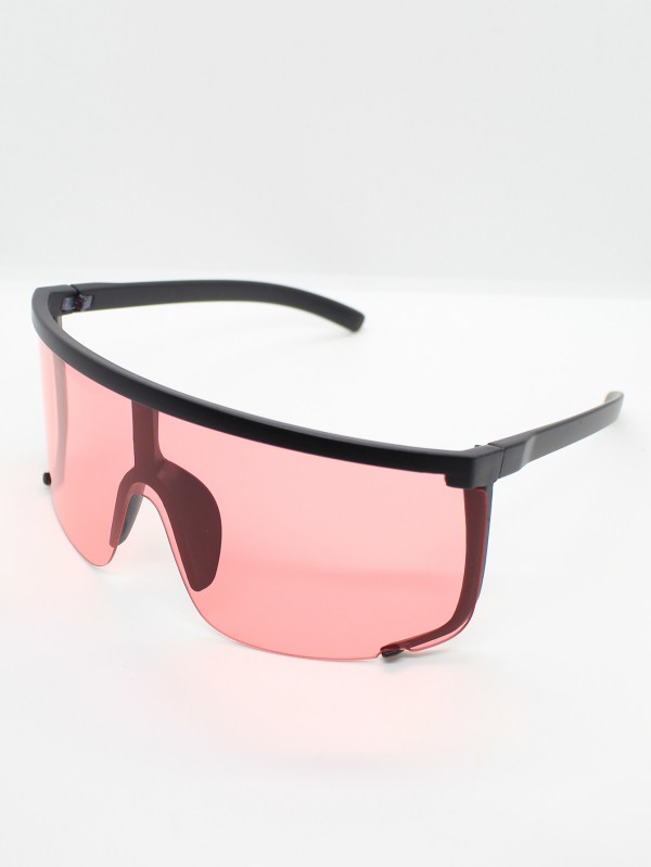 Lente de Sol Color Negro-Rosado