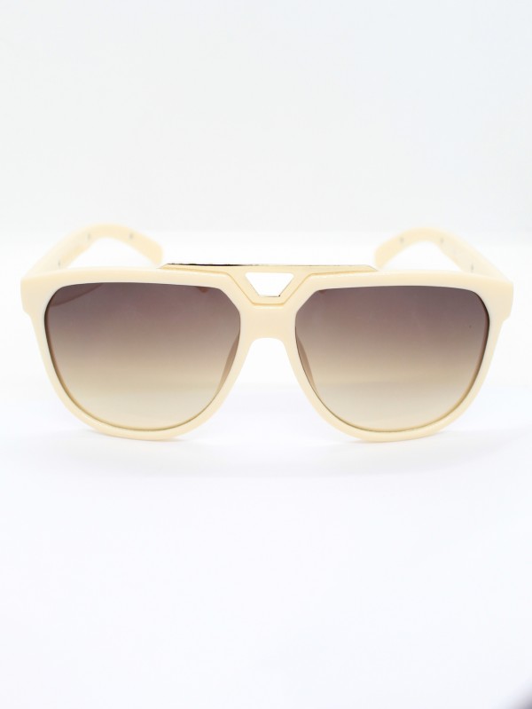 Lente de Sol Color Crema